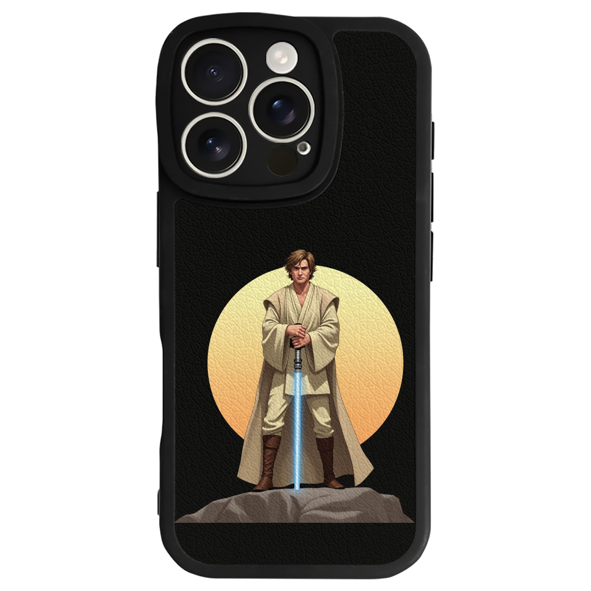 （画像用） スター・ウォーズ Star Wars 【iPhone 16シリーズ対応】シリコンスマホケース（レザー調） 材質：シリコン
